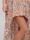 Платье А-силуэта в разноцветный принт | 6445144 | фото 4