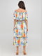 Платье А-силуэта в разноцветный узор | 6445304 | фото 2