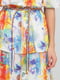 Платье А-силуэта в разноцветный узор | 6445304 | фото 4