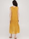 Сукня А-силуету жовта | 6445384 | фото 2