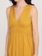 Сукня А-силуету жовта | 6445384 | фото 3