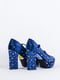 Туфлі сині із декором | 6445408 | фото 7