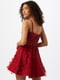 Платье красное с декором | 6445574 | фото 2