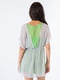 Платье серо-зеленое | 6445580 | фото 2