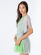 Платье серо-зеленое | 6445580 | фото 3