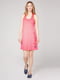 Платье розовое с принтом | 6445613 | фото 3