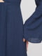 Сукня А-силуету синя | 6445678 | фото 4