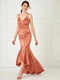 Сукня-рибка персикового кольору | 6445679