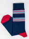 Шкарпетки сині в смужку | 6445729 | фото 2