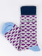 Шкарпетки сірі з принтом | 6445730 | фото 2