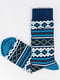 Шкарпетки сині в принт | 6445735 | фото 2