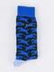 Шкарпетки сині в принт | 6445736 | фото 2