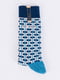 Шкарпетки сині в принт | 6445737 | фото 3