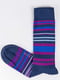Шкарпетки сині в смужку | 6445740 | фото 2