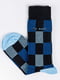 Шкарпетки чорні з геометричним принтом | 6445742 | фото 2
