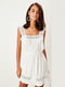 Платье А-силуэта белое | 6445745 | фото 3