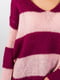 Пуловер розовый в полоску | 6445756 | фото 4