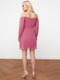 Платье А-силуэта розовое | 6445770 | фото 2