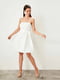 Платье А-силуэта белое | 6445792 | фото 3