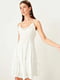 Платье А-силуэта белое | 6445799 | фото 2