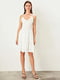 Платье А-силуэта белое | 6445799 | фото 4