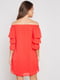 Сукня зі спущеними плечима червона | 6445876 | фото 2