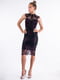 Платье черно-фиолетовое | 6446021 | фото 3