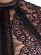 Сукня чорно-фіолетова | 6446021 | фото 4