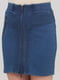 Юбка джинсовая синяя | 6446077 | фото 3