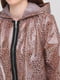 Куртка коричневая в леопардовый принт | 6446087 | фото 3