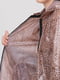 Куртка коричневая в леопардовый принт | 6446087 | фото 4