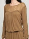 Сукня А-силуету світло-коричнева | 6446107 | фото 3