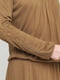 Платье А-силуэта светло-коричневое | 6446107 | фото 4