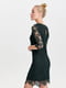Платье-футляр черное кружевное | 6446112 | фото 2