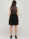 Платье А-силуэта черное | 6446114 | фото 2