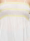 Платье А-силуэта белое с вышивкой | 6446217 | фото 4