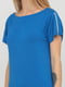 Платье-футболка синее | 6446282 | фото 3