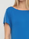 Платье-футболка синее | 6446282 | фото 4