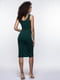 Платье-футляр зеленое | 6446330 | фото 2