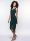 Платье-футляр зеленое | 6446330 | фото 3