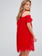 Сукня червона мереживна | 6446378 | фото 2