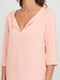 Блуза персикового цвета | 6446524 | фото 3