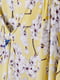 Блуза желтая в цветочный принт | 6458784 | фото 2