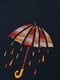 Реглан "Зонтик" синий с принтом | 6429776 | фото 2
