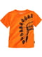 Футболка "Перья индейца" оранжевого цвета с принтом | 6430125
