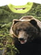 Реглан "Ведмедик" коричневий з малюнком | 6430157 | фото 2