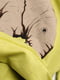 Реглан "Слон" салатового цвета в принт | 6430215 | фото 3