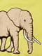 Реглан "Слон" салатового цвета в принт | 6430215 | фото 2