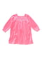 Платье розовое велюровое | 6430312