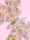 Футболка "Метелик" рожева з принтом | 6430494 | фото 3